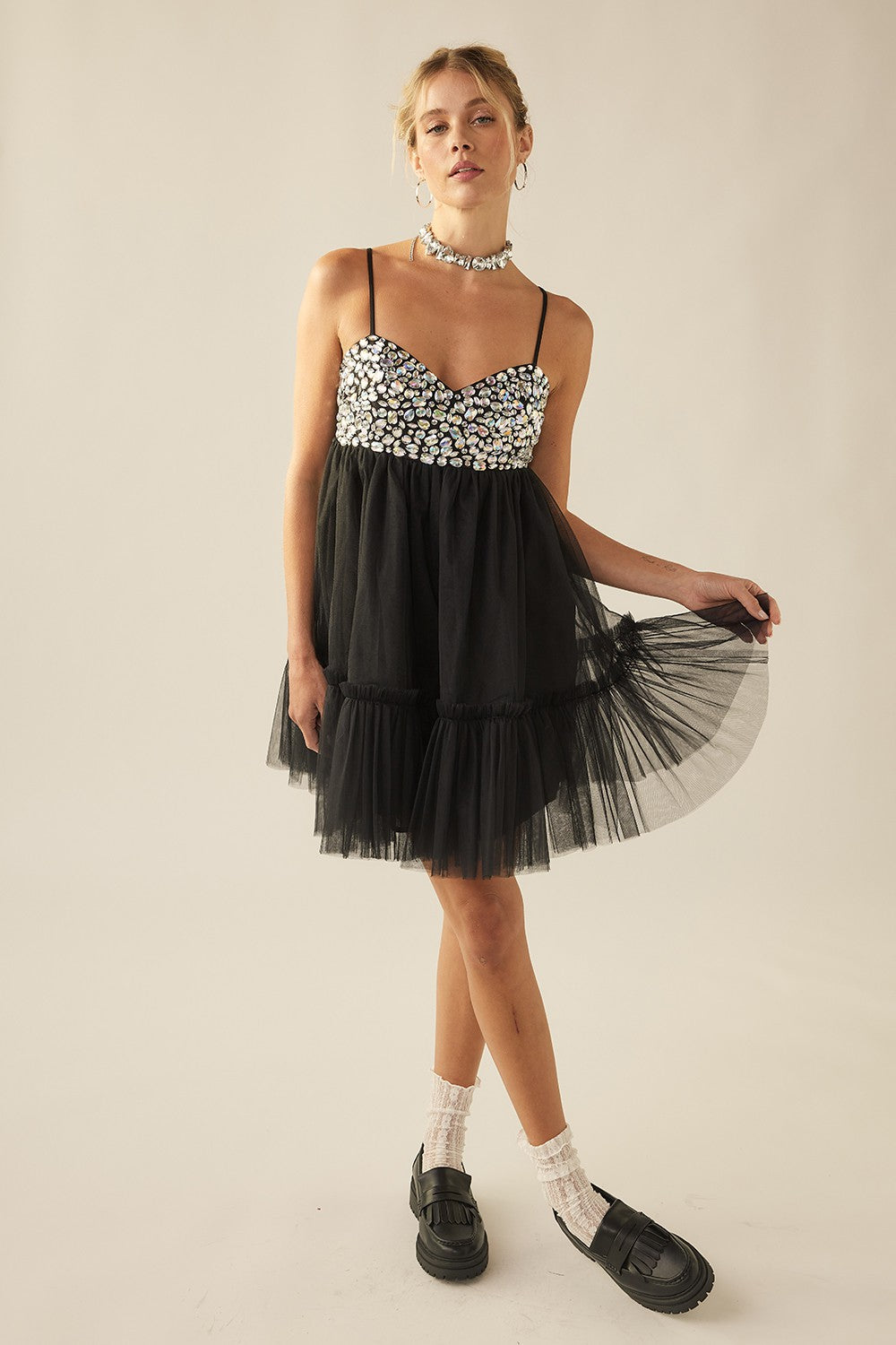 Babydoll sales tulle dress