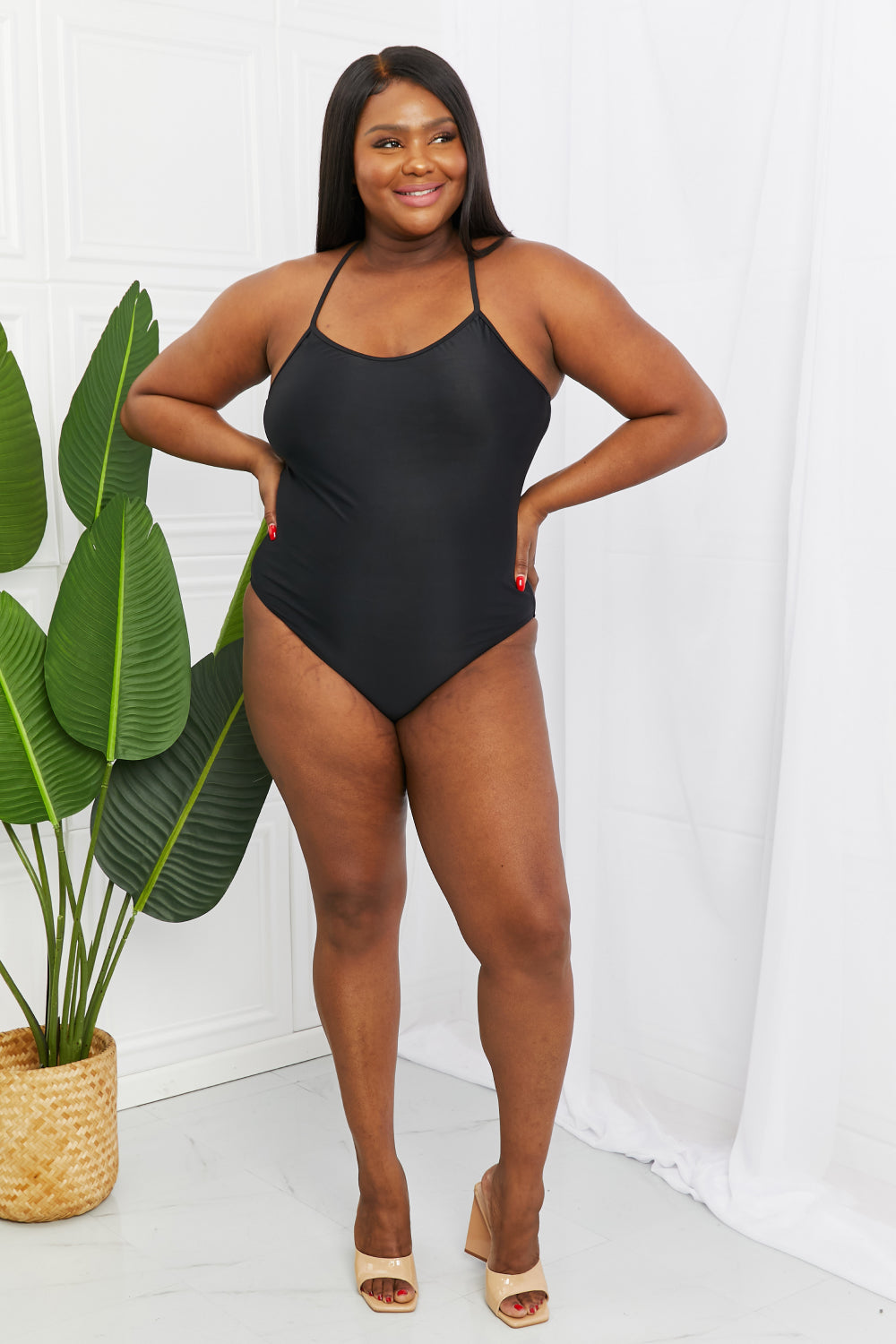 Swim High Tide One-Piece in Black