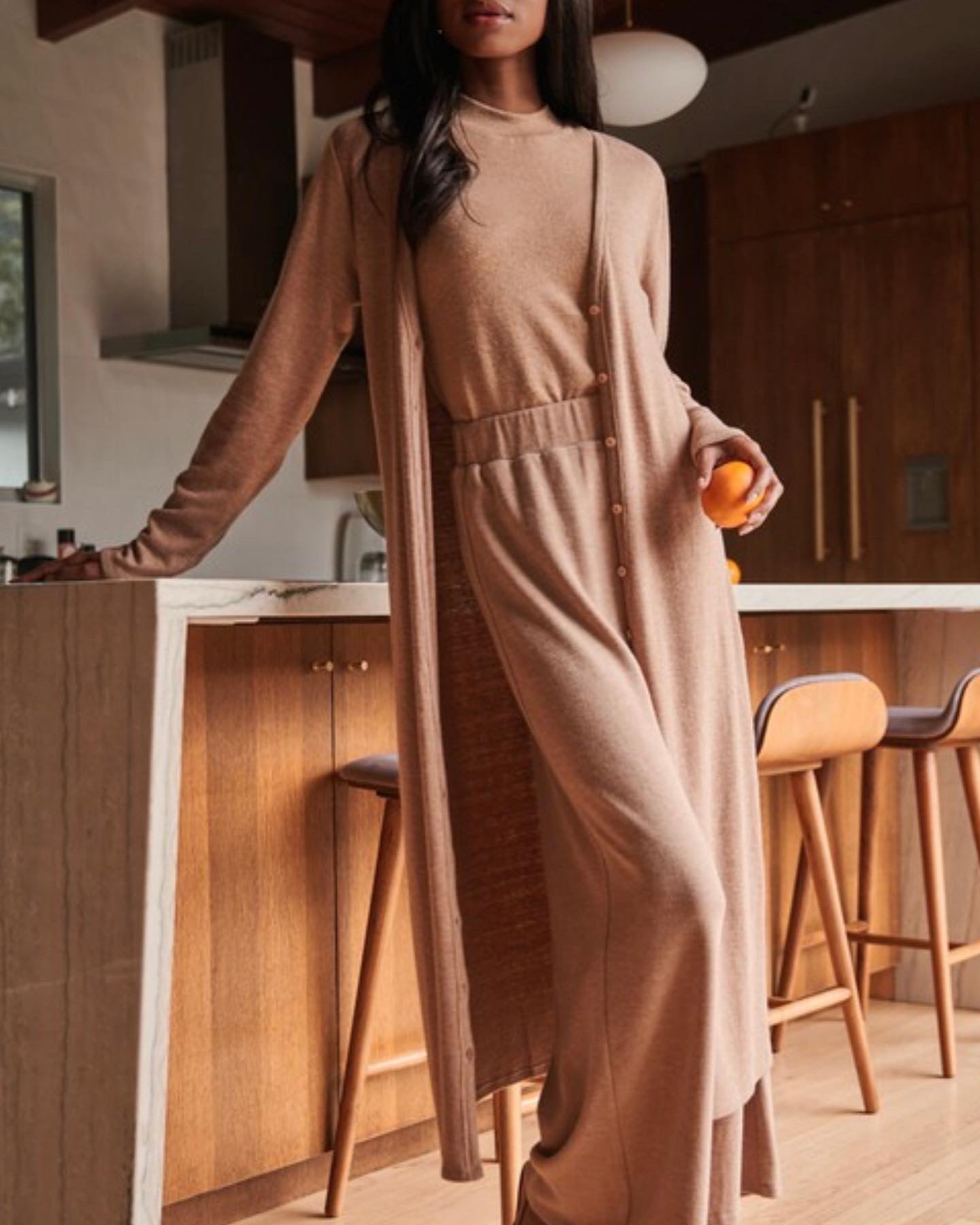 Long Sleeve Midi Dress Cover Up