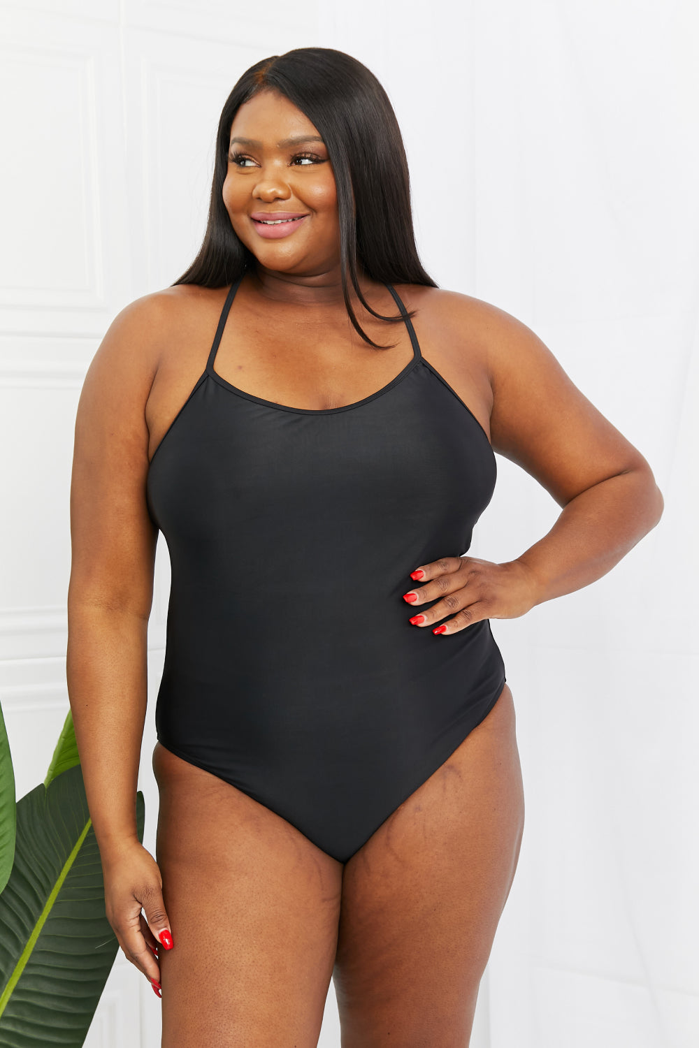 Swim High Tide One-Piece in Black