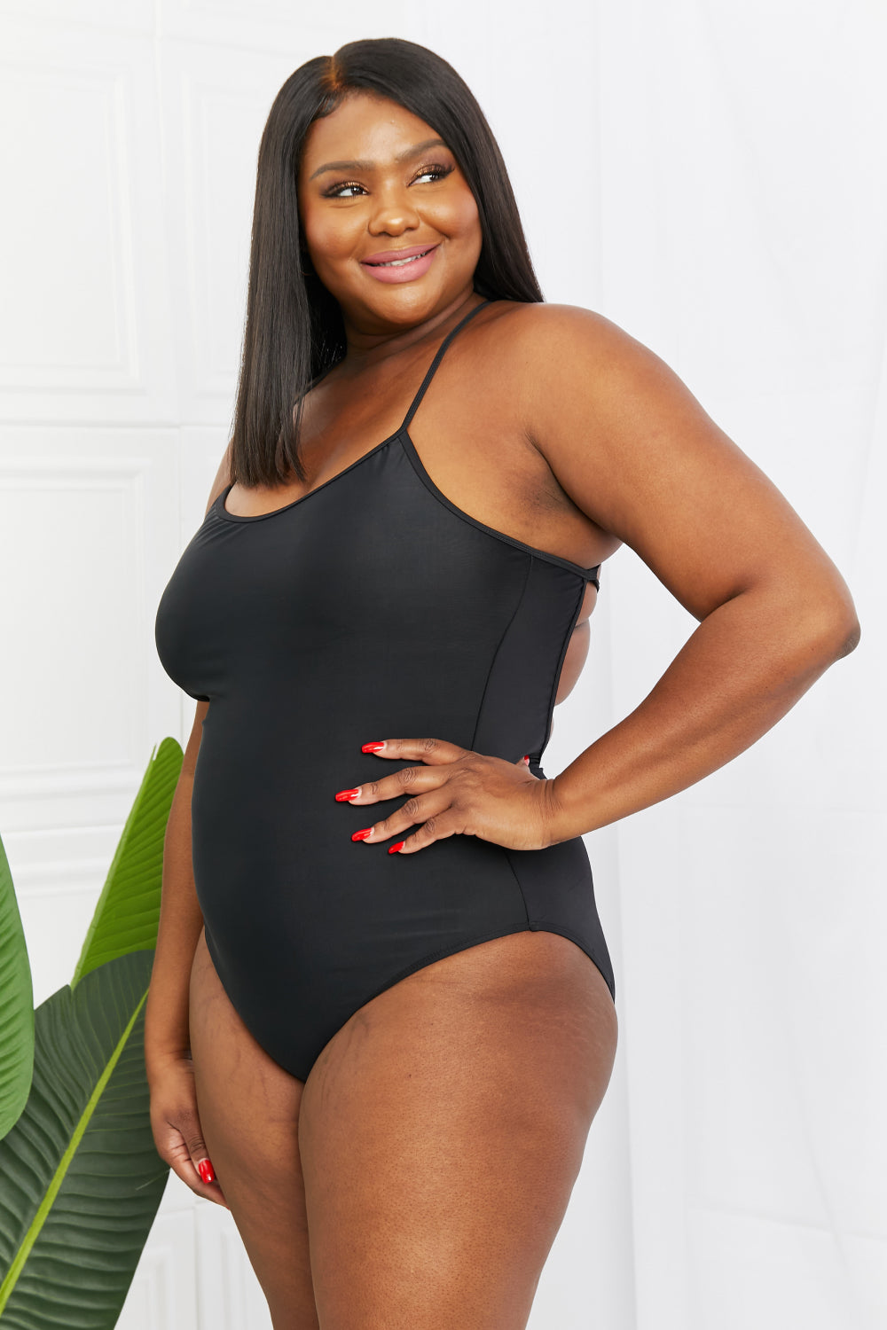 Swim High Tide One-Piece in Black